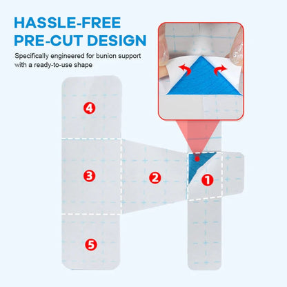 Pre-Cut Bunion Corrector Tape
