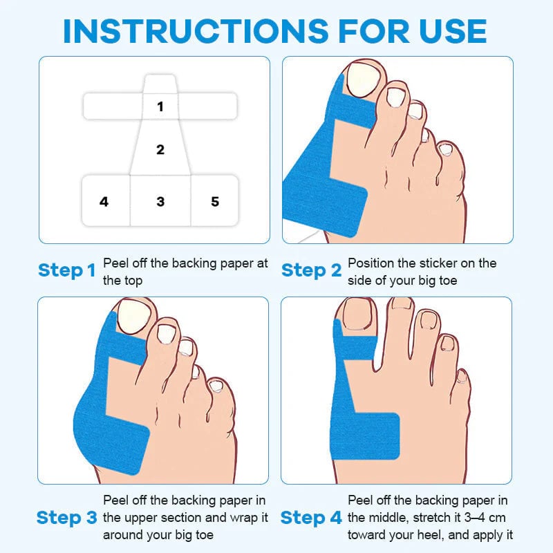 Pre-Cut Bunion Corrector Tape